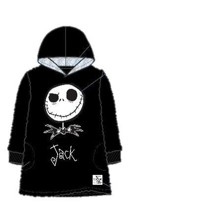The Nightmare Before Christmas cosy fleece hoodie - Adults one size fits most.