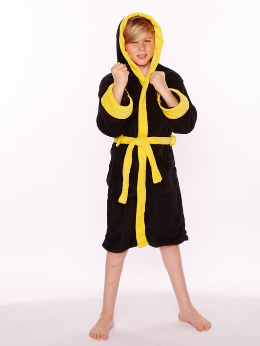 Rocky 'Exclusive' Kids Hooded Fleece Robe XLarge Age 12-15yrs