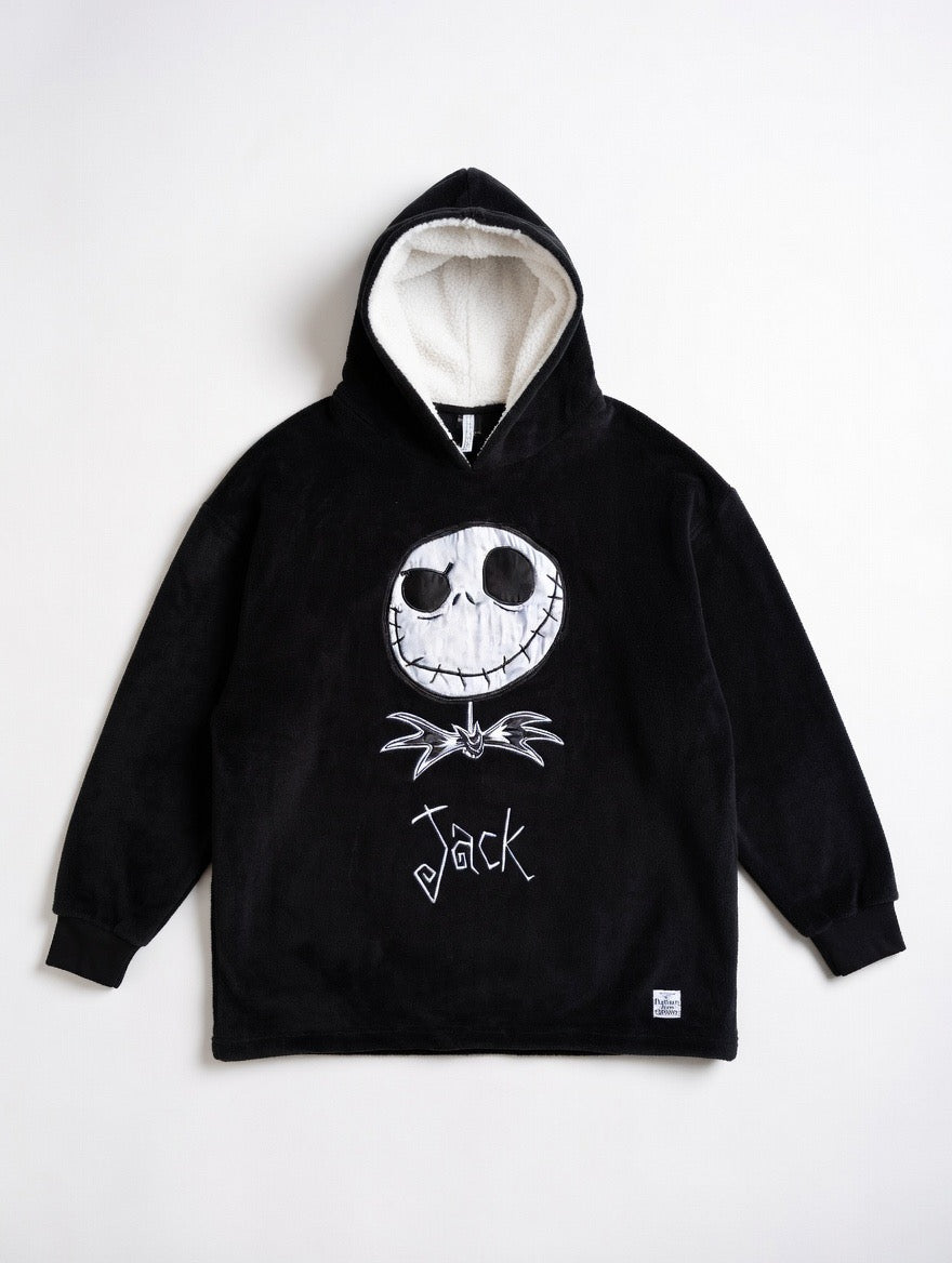 The Nightmare Before Christmas cosy fleece hoodie - Adults one size fits most.