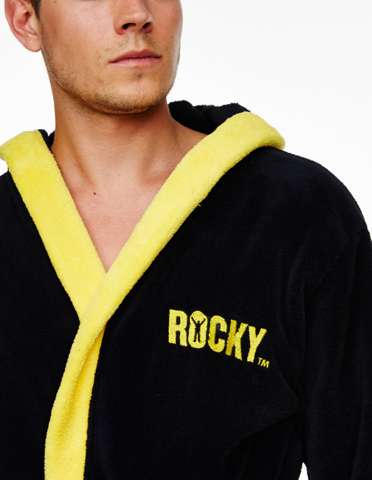 AAA Rocky'Italian Stallion' Hooded Fleece Robe
