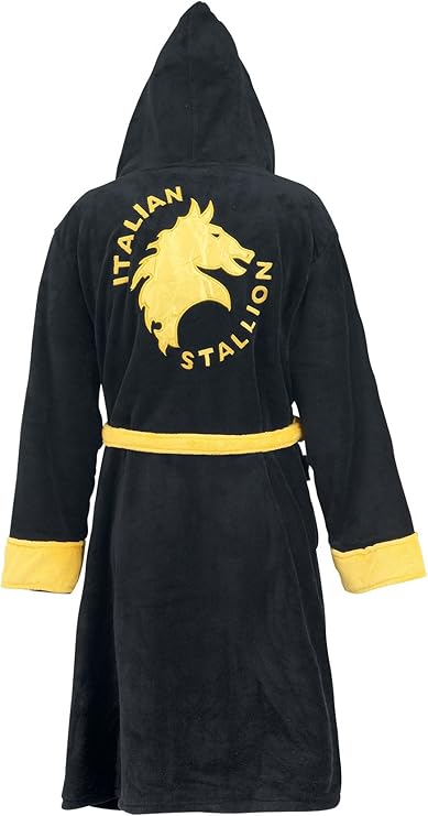 92980 Rocky 'Italian Stallion' Hooded Fleece Robe