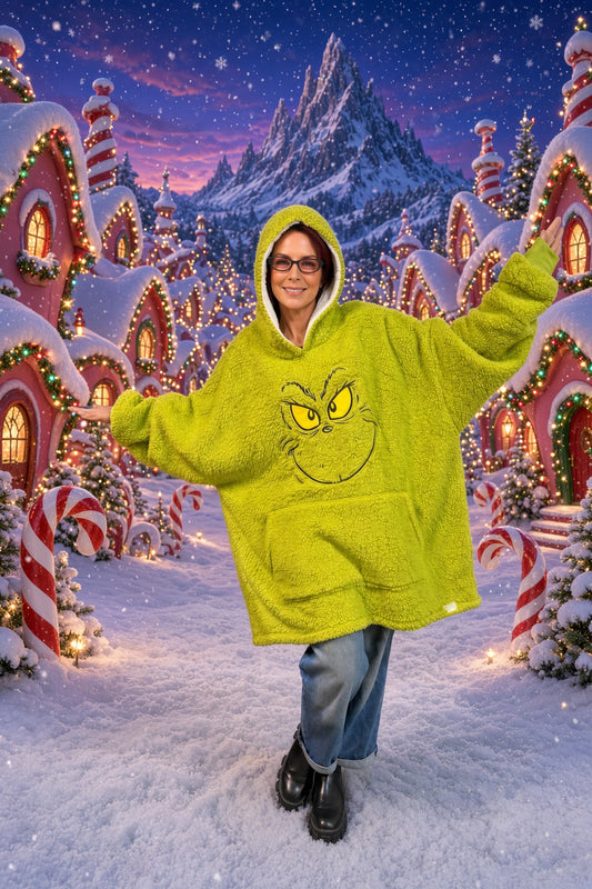 The Grinch Cosy fleece hoodsbie