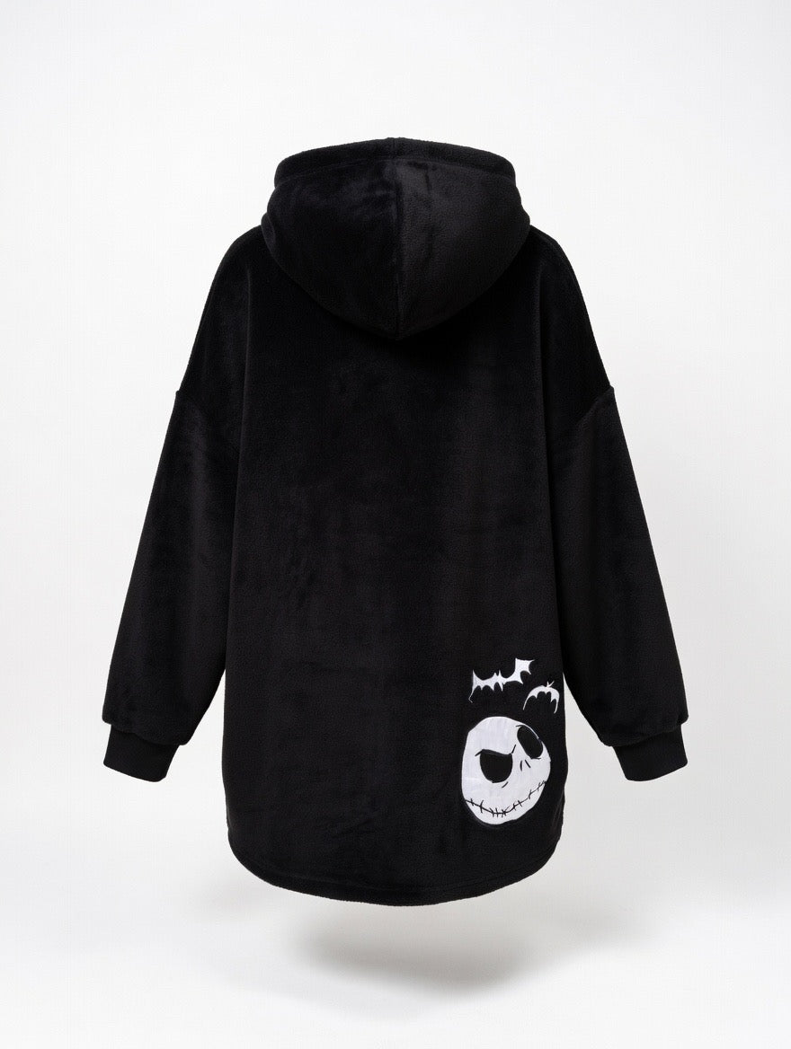The Nightmare Before Christmas cosy fleece hoodie - Adults one size fits most.