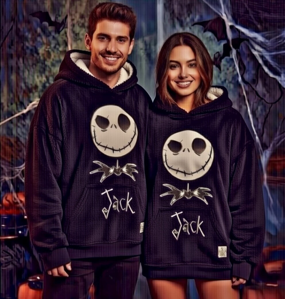 The Nightmare Before Christmas cosy fleece hoodie - Adults one size fits most.