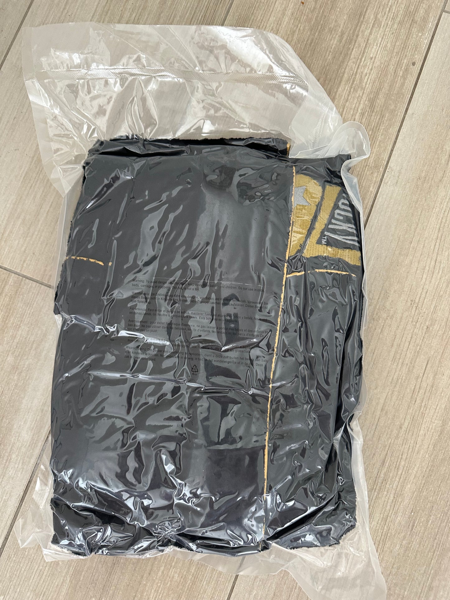 Rocky 'Exclusive' Hooded Fleece Robe Gold Adult XL